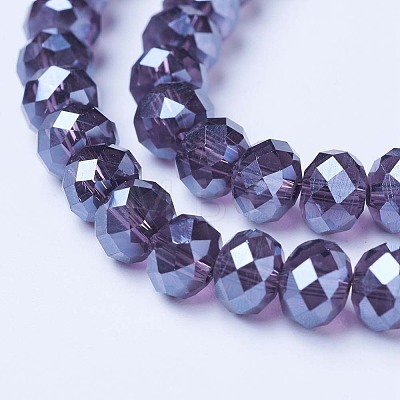 Electroplate Glass Beads Strands LS-EGLA-A044-T8mm-A15-1