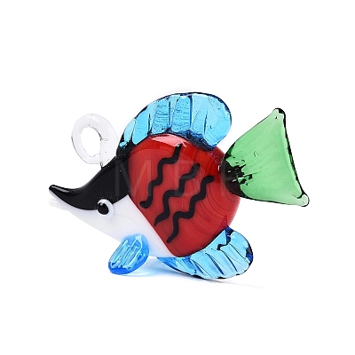 Handmade Lampwork Big Pendants LAMP-N034-22D-1