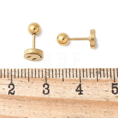 304 Stainless Steel Stud Earrings for Women EJEW-E603-04A-G-1