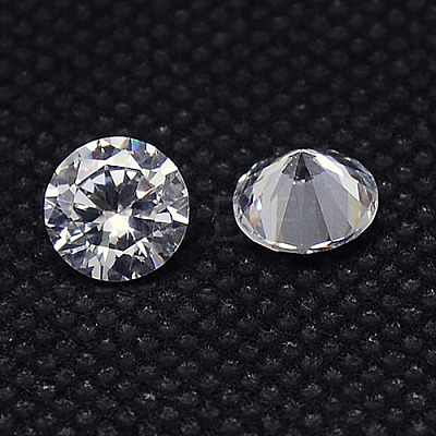 Diamond Shape Grade AAA Cubic Zirconia Cabochons ZIRC-J013-01-5mm-1