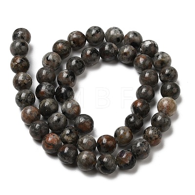 Natural Fluorescent Syenite Rock(Glow under UV Light) Beads Strands G-K340-A05-06-1