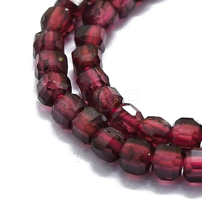 Grade A Natural Garnet Beads Strands G-P457-B01-39-1
