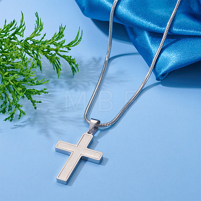 1Pc Brushed 304 Stainless Steel Pendants STAS-TADJ0001-07P-1