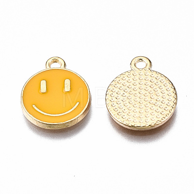 Alloy Enamel Charms ENAM-S121-165C-RS-1