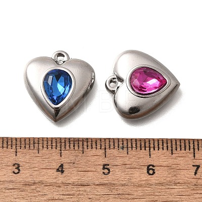 304 Stainless Steel Pendants STAS-Q346-06P-1