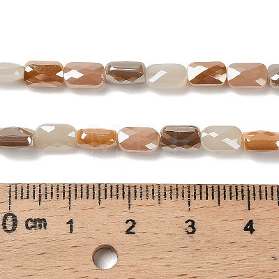 Electroplate Glass Beads Strands X-EGLA-P065-02A-03-1