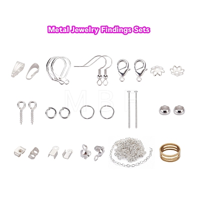 Metal Jewelry Findings Sets DIY-YW0001-23S-1