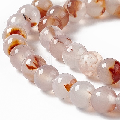 Natural Agate Beads Strands G-C011-01A-1