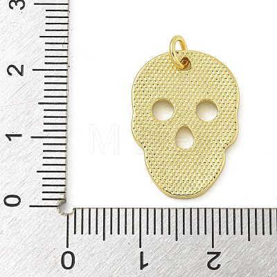 Rack Plating Brass Enamel Pendants KK-Z067-24G-01-1