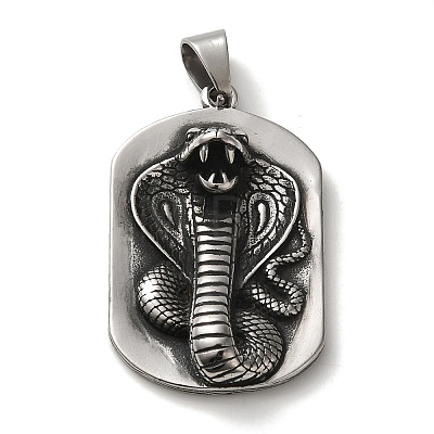 316L Surgical Stainless Steel Big Pendants LS-STAS-H194-02AS-02-1