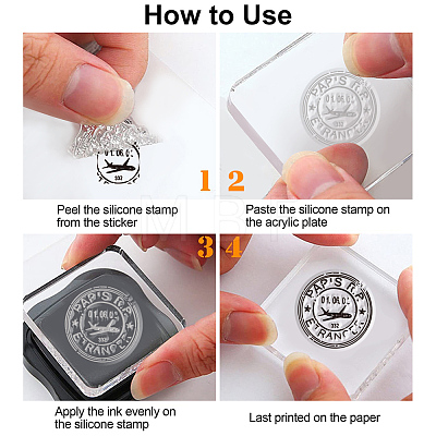 Custom PVC Plastic Clear Stamps DIY-WH0448-0571-1