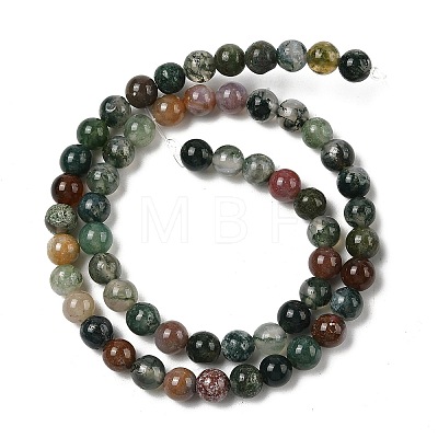 Natural Indian Agate Beads Strands G-A248-A01-01-1