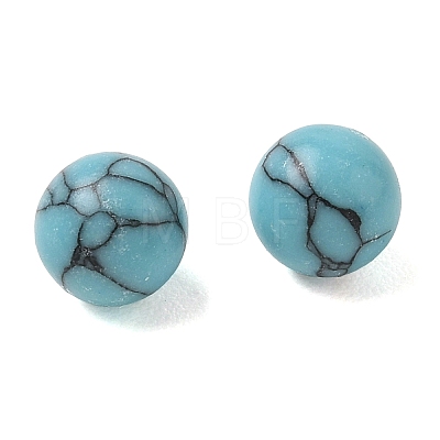 Dyed Synthetic Turquoise Sphere Beads GG-CBA391B-02B-01-1