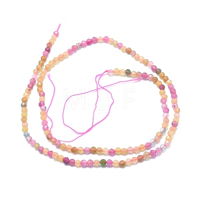 Natural Tourmaline Beads Strands G-D0003-E94-3MM-1