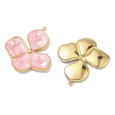 304 Stainless Steel Enamel Pendants STAS-C179-01G-1