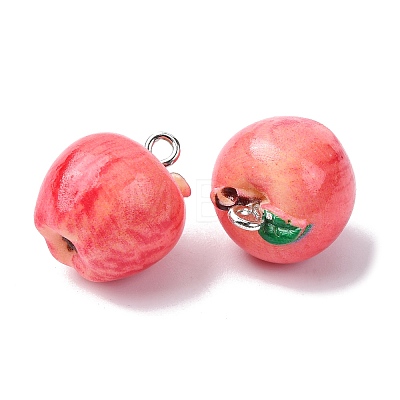 Opaque Resin Pendants FIND-H062-01P-01-1