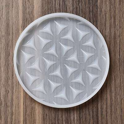 DIY Life of Flower Textured Cup Mat Silicone Molds SIMO-H009-05E-1