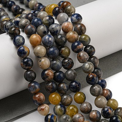 Natural Sodalite Beads Strands G-F591-13-1