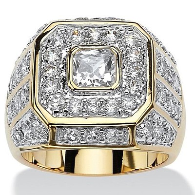 Alloy with Crystal Rhinestone Finger Rings for Men FS-WGD5024-05-1