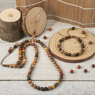 200Pcs 20 Styles Wood Beads WOOD-TA0001-79-1