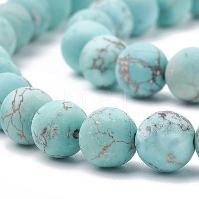 Natural Magnesite Beads Strands G-T106-183-1-1