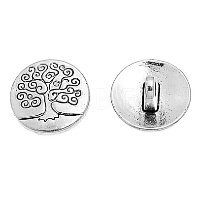 Zinc Metal Alloy Shank Buttons BUTT-N0002-36AS-1