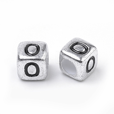 Plated Acrylic Beads X1-PB43C9308-O-1