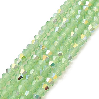 Baking Painted Glass Beads Strands DGLA-F029-J2mm-A08-1
