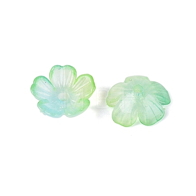 Transparent Plastic Bead Caps KY-Q005-02A-03-1