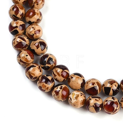 Sythetic Amber Beads Strands G-M199-02F-1