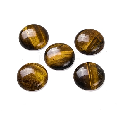 Natural Tiger Eye Cabochons G-B085-02A-05-1