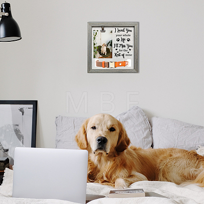 MDF Pet Photo Frames DIY-WH0525-015-1