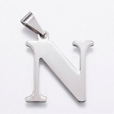 Tarnish Resistant 304 Stainless Steel Pendants STAS-F106-95P-N-1