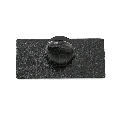 Black Alloy Brooches JEWB-I030-14A-1