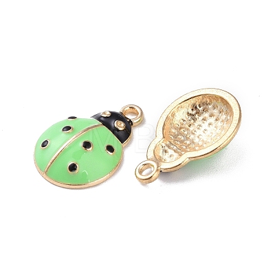 Alloy Enamel Pendants ENAM-R149-14A-G-1