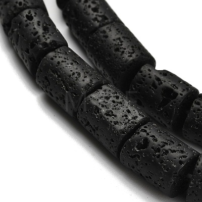 Natural Lava Rock Beads Strands G-G175-L15-01-1