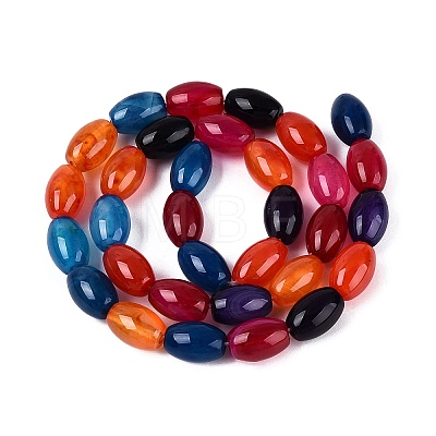 Natural Agate Beads Strands G-N362-18A-03-1