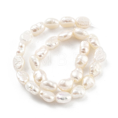 Natural Cultured Freshwater Pearl Beads Strands PEAR-P062-32C-1