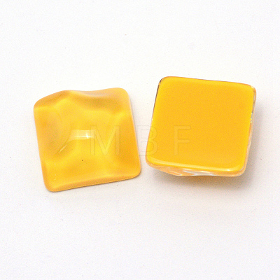 Opaque Resin Cabochons Accessories RESI-WH0011-30H-1