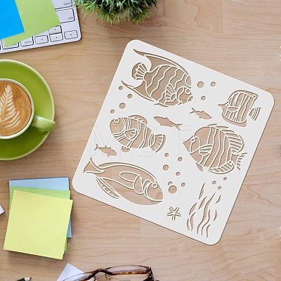 Plastic Reusable Drawing Painting Stencils Templates DIY-WH0172-500-1