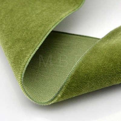 Polyester Velvet Ribbon for Gift Packing and Festival Decoration SRIB-M001-19mm-570-1