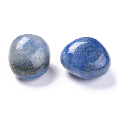 Dyed & Heated Natural Blue Aventurine Beads G-M368-08B-1