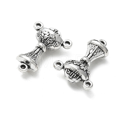Tibetan Style Zinc Alloy Lantern Chandelier Component Links X-TIBEP-R334-166AS-RS-1