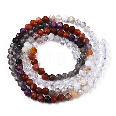 Natural Mixed Gemstone Beads Strands G-D080-A01-02-20-1