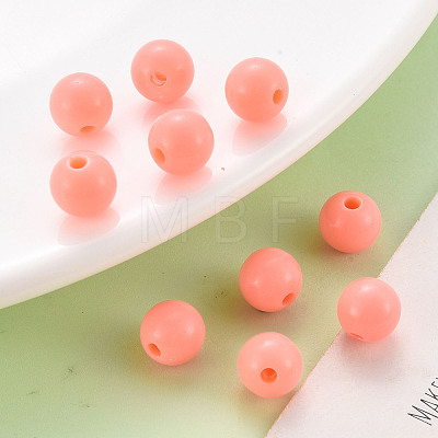 Opaque Acrylic Beads MACR-S370-C8mm-SS2109-1