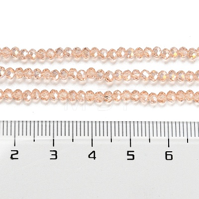 Electroplate Glass Beads Strands EGLA-D020-3x2mm-69-1