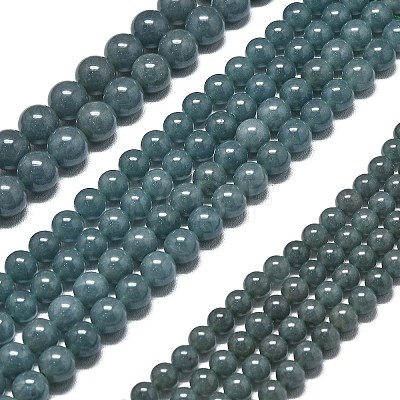 Natural Malaysia Jade Beads Strands G-L645-C01-12mm-09-1
