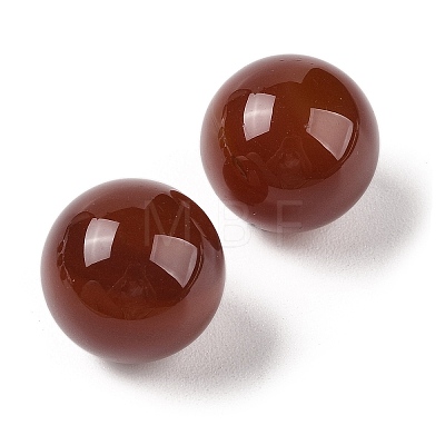 Natural Carnelian Agate No Hole Sphere Beads G-K353-04D-29-1