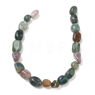 Natural Indian Agate Beads Strands G-C286-A12-1