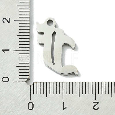 Non-Tarnish 201 Stainless Steel Pendants STAS-B055-01P-F-1